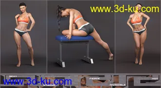 3D打印模型Z Fitness Goddess Shape Preset and Poses for Genesis 8 Female的图片