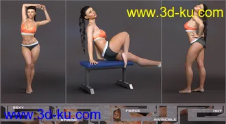 3D打印模型Z Fitness Goddess Shape Preset and Poses for Genesis 8 Female的图片