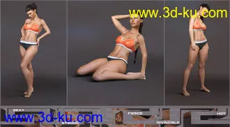 3D打印模型Z Fitness Goddess Shape Preset and Poses for Genesis 8 Female的图片