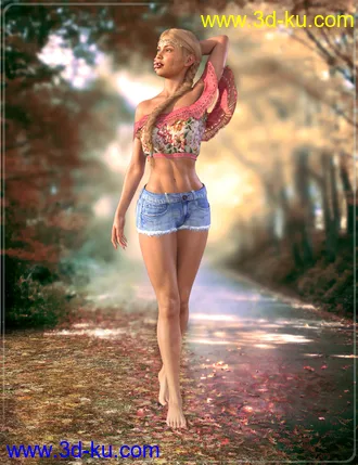 3D打印模型Z Free Spirited - Poses with Partials and Expressions for Genesis 3 & 8 Female的图片