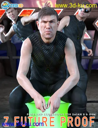 3D打印模型Z Future Proof Poses and Expressions for Dasan 8的图片