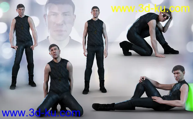 Z Future Proof Poses and Expressions for Dasan 8模型的图片3