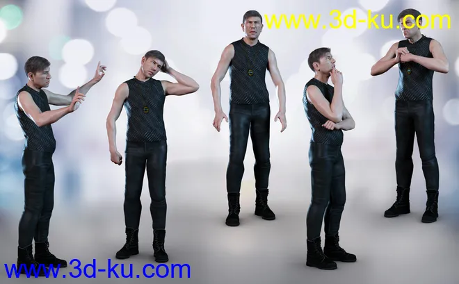Z Future Proof Poses and Expressions for Dasan 8模型的图片6