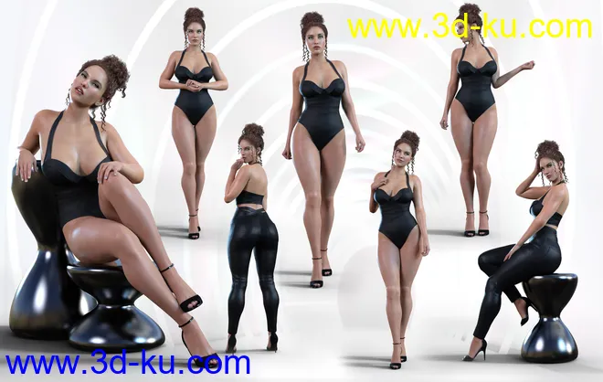 Z Glamorous Curves Shape and Pose Mega Set模型的图片4
