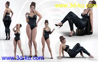 3D打印模型Z Glamorous Curves Shape and Pose Mega Set的图片