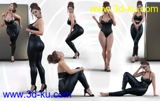 3D打印模型Z Glamorous Curves Shape and Pose Mega Set的图片