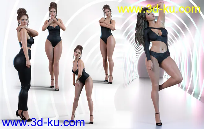 Z Glamorous Curves Shape and Pose Mega Set模型的图片8