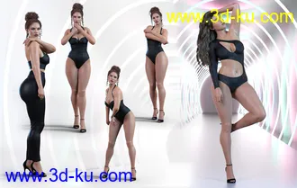 3D打印模型Z Glamorous Curves Shape and Pose Mega Set的图片