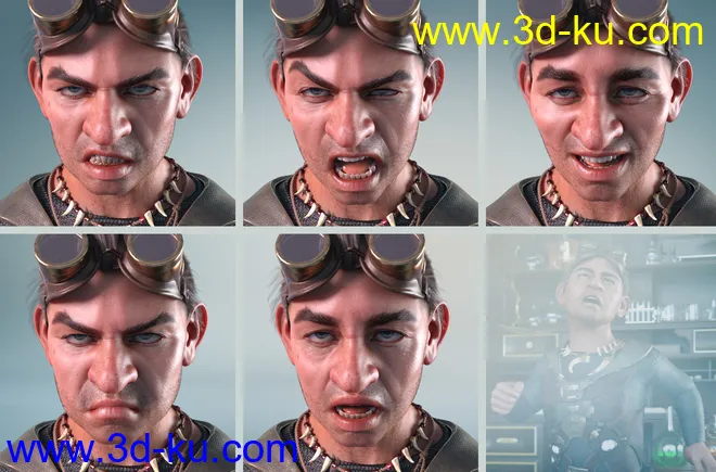 Z Gnome of Mischief Poses and Expressions for Drutherson 8模型的图片6