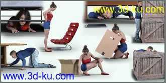 3D打印模型Z Hide and Seek Pose Mega Set的图片