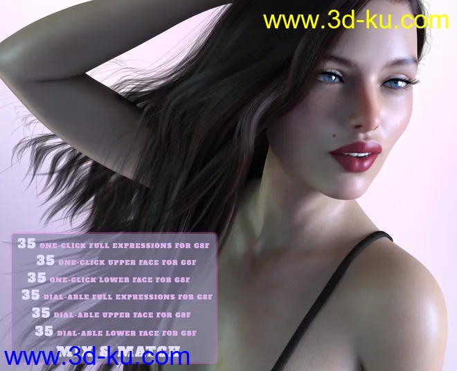 Z Mixed Emotions for Genesis 8 Female模型的图片2