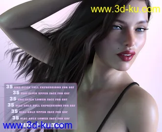 3D打印模型Z Mixed Emotions for Genesis 8 Female的图片
