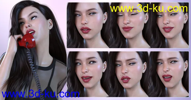 Z Mixed Emotions for Genesis 8 Female模型的图片4
