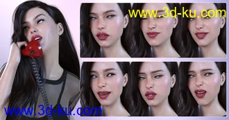 3D打印模型Z Mixed Emotions for Genesis 8 Female的图片