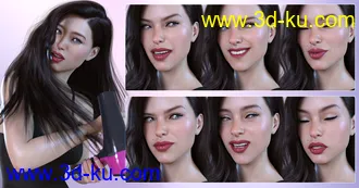 3D打印模型Z Mixed Emotions for Genesis 8 Female的图片
