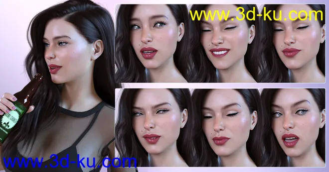 Z Mixed Emotions for Genesis 8 Female模型的图片7