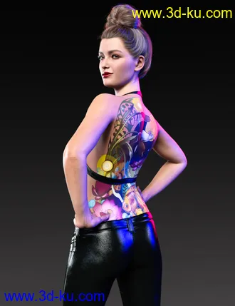 3D打印模型Z Model Style Poses for Genesis 8.1 Female and Victoria 8.1的图片