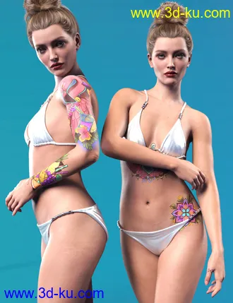 3D打印模型Z Model Style Poses for Genesis 8.1 Female and Victoria 8.1的图片