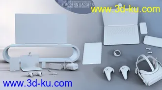 3D打印模型Z Modern Gadgets Props and Poses for Genesis 8的图片