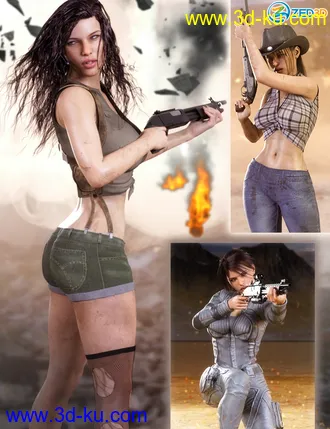 3D打印模型Z Multiform Shotgun Prop and Pose Mega Set的图片
