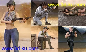 3D打印模型Z Multiform Shotgun Prop and Pose Mega Set的图片