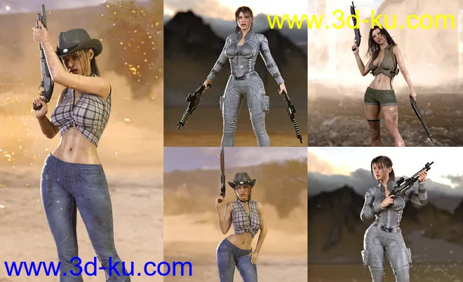 Z Multiform Shotgun Prop and Pose Mega Set模型的图片9