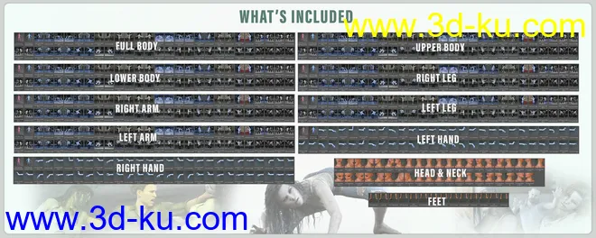 Z Night Terrors Pose Mega Set for Genesis 3 and 8模型的图片7