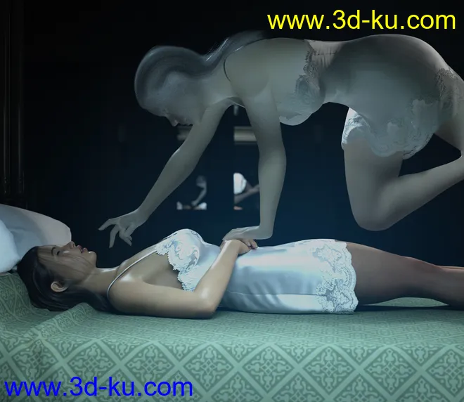 Z Out of Body Experience for Genesis 3 and 8模型的图片2