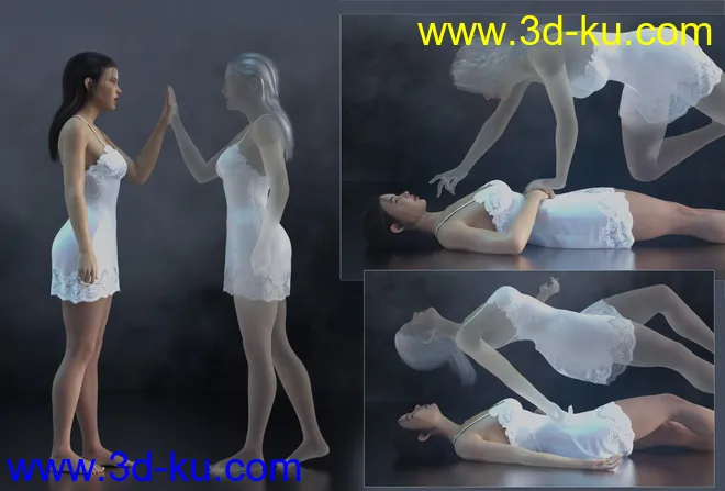 Z Out of Body Experience for Genesis 3 and 8模型的图片3