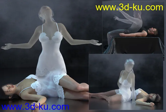 Z Out of Body Experience for Genesis 3 and 8模型的图片4