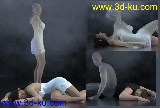 Z Out of Body Experience for Genesis 3 and 8模型的图片5