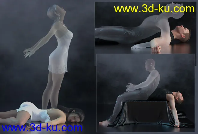Z Out of Body Experience for Genesis 3 and 8模型的图片6