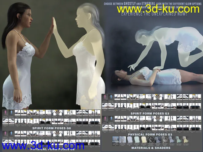 Z Out of Body Experience for Genesis 3 and 8模型的图片8