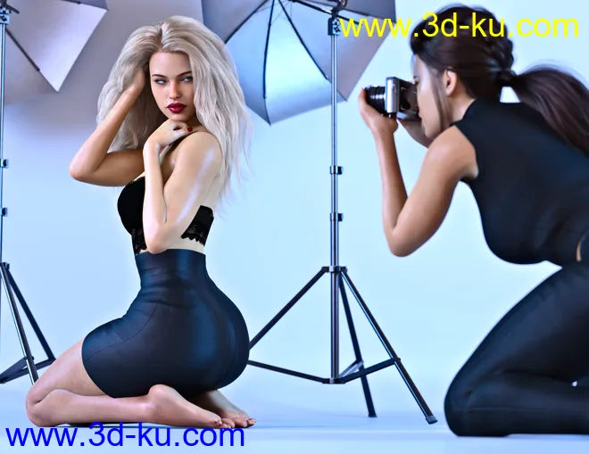 Z Photoshoot Builder Props and Poses for Genesis 8模型的图片2