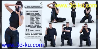 3D打印模型Z Photoshoot Builder Props and Poses for Genesis 8的图片