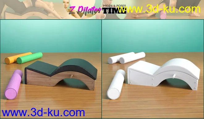 Z Pilates Time Props and Poses模型的图片3
