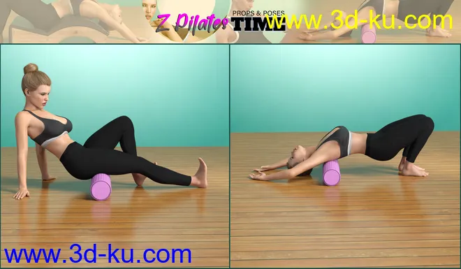Z Pilates Time Props and Poses模型的图片9