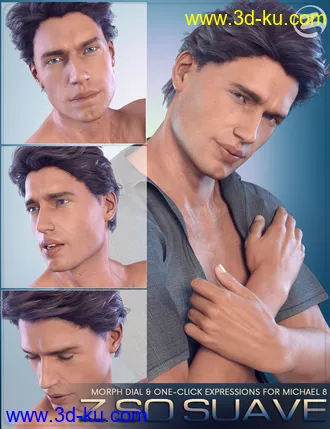 3D打印模型Z So Suave - Dialable and One-Click Expressions for Michael 8的图片