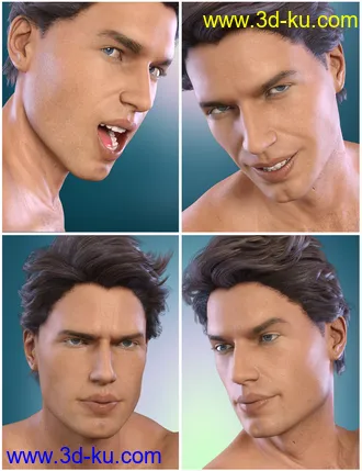 3D打印模型Z So Suave - Dialable and One-Click Expressions for Michael 8的图片