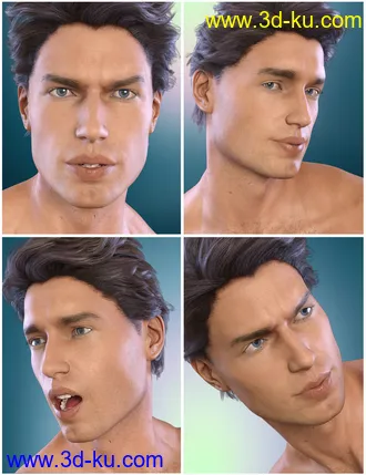 3D打印模型Z So Suave - Dialable and One-Click Expressions for Michael 8的图片
