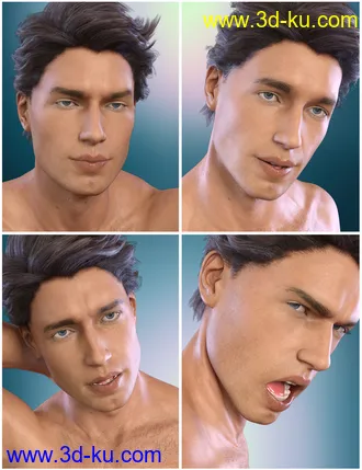 3D打印模型Z So Suave - Dialable and One-Click Expressions for Michael 8的图片