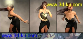 3D打印模型Z Spell Casting Poses and Partials for Genesis 3 and 8的图片