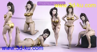 3D打印模型Z Stunning and Unique Shape and Pose Mega Set for Genesis 8 Female的图片