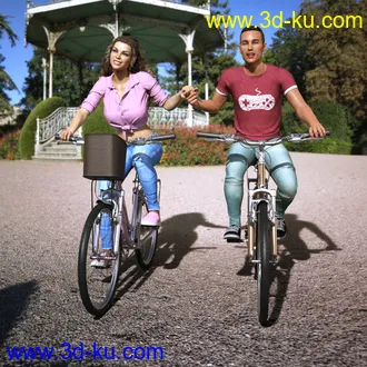 3D打印模型Z Town Bike and Poses的图片