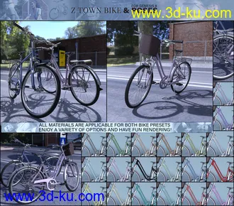 3D打印模型Z Town Bike and Poses的图片
