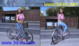 3D打印模型Z Town Bike and Poses的图片