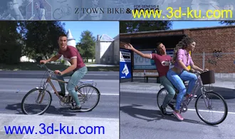 3D打印模型Z Town Bike and Poses的图片