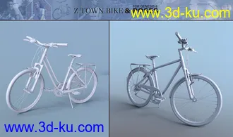 3D打印模型Z Town Bike and Poses的图片