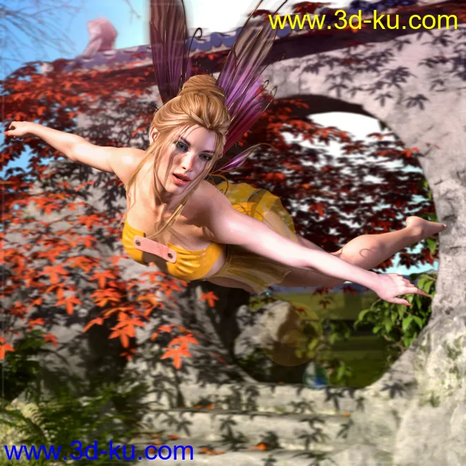 Z Ultimate Fairy Pose Collection for Genesis 3 and 8 Female模型的图片2
