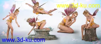 3D打印模型Z Ultimate Fairy Pose Collection for Genesis 3 and 8 Female的图片